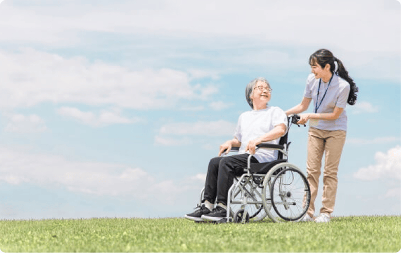 24時間介護士常駐・有資格者で専門的なサービスを提供